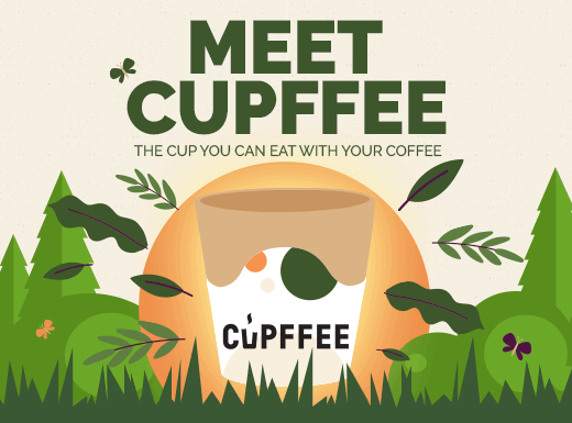 Cupffee – The cup you can eat with your coffee