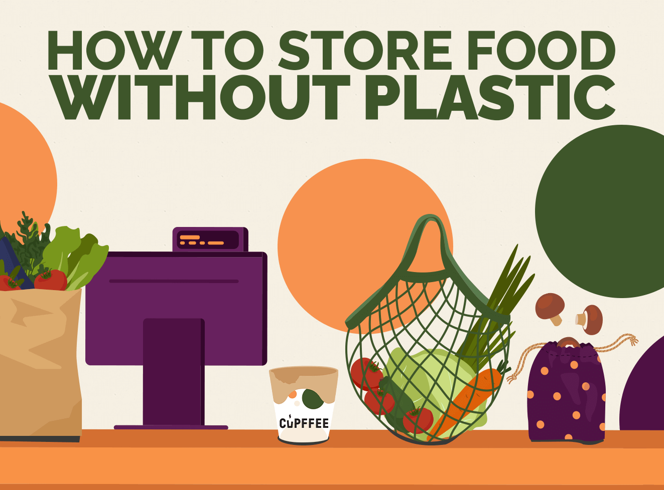 How to store food without plastic?
