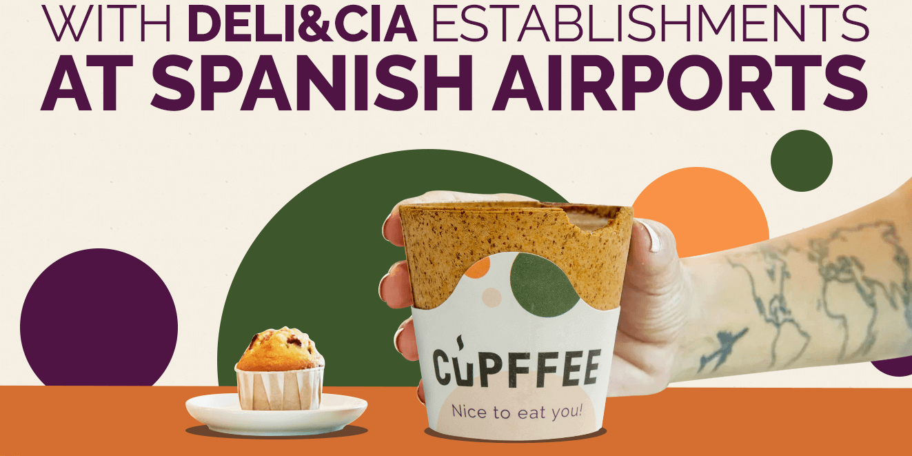 Cupffee Partners with Deli&Cia Establishments at Spanish Airports