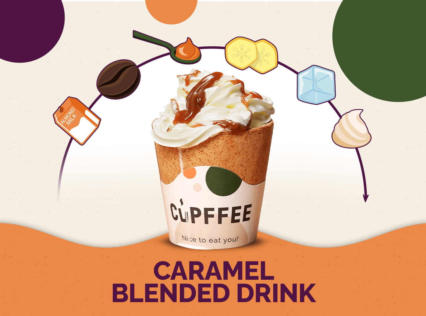 Caramel Blended Drink