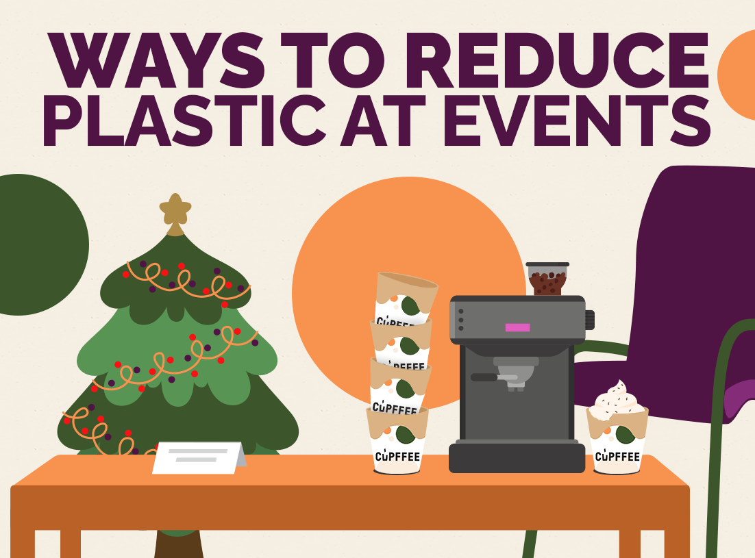 Ways to reduce plastic at events