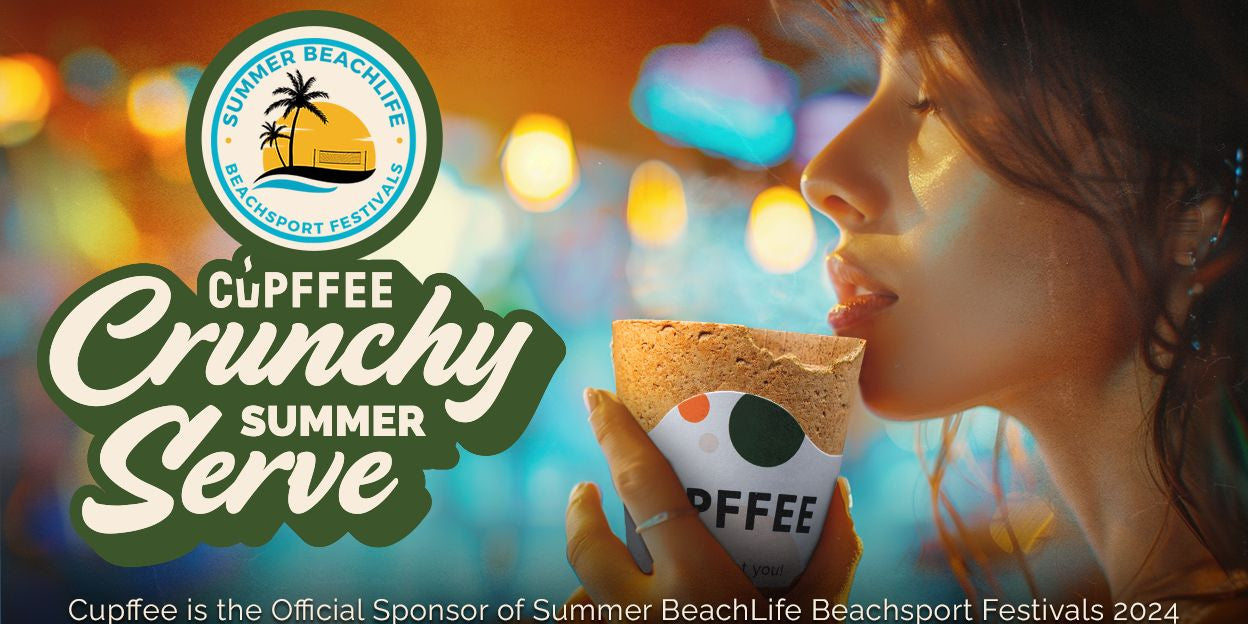 Cupffee is an official sponsor of the Dutch Beach Volleyball Championships