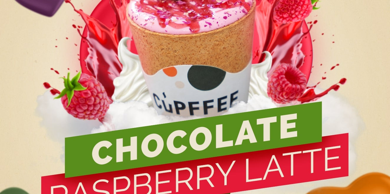 Cupffee's Valentine's Day Delight: Raspberry & Chocolate Latte