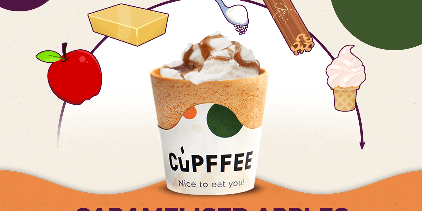 Caramelized Apples with Ice Cream