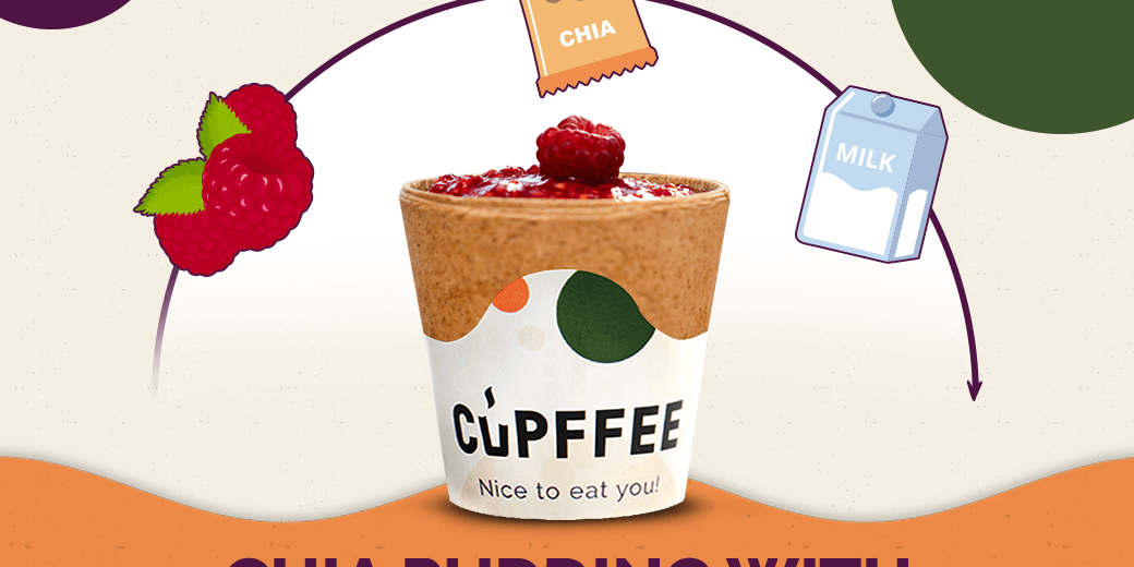 Chia Pudding with Raspberries