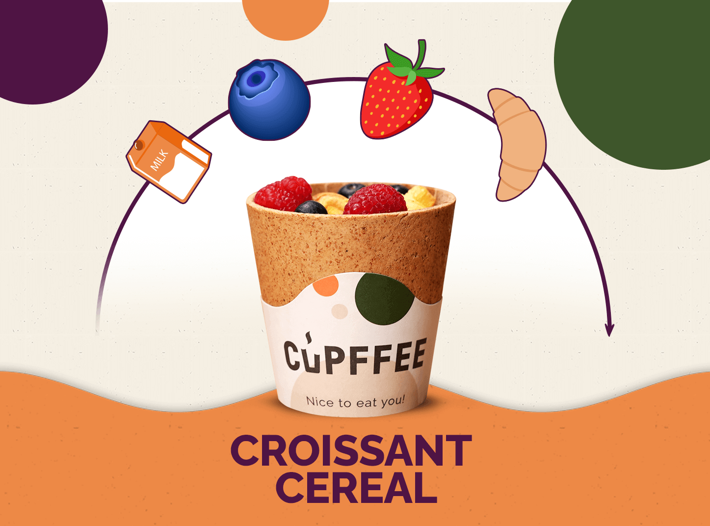 Mini Croissant Cereal