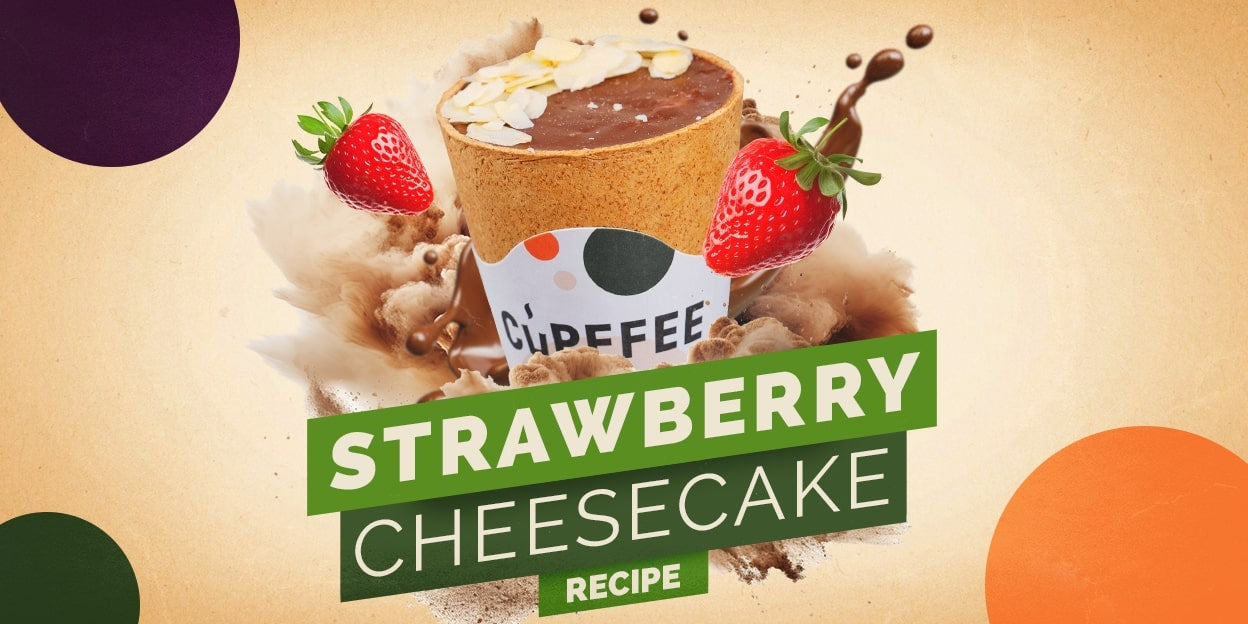 Strawberry Cheesecake Delight with Cupffee: A Guilt-Free Treat