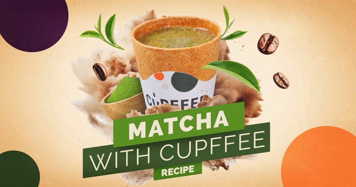 Sipping on Green: A Refreshing Matcha Recipe with Cupffee